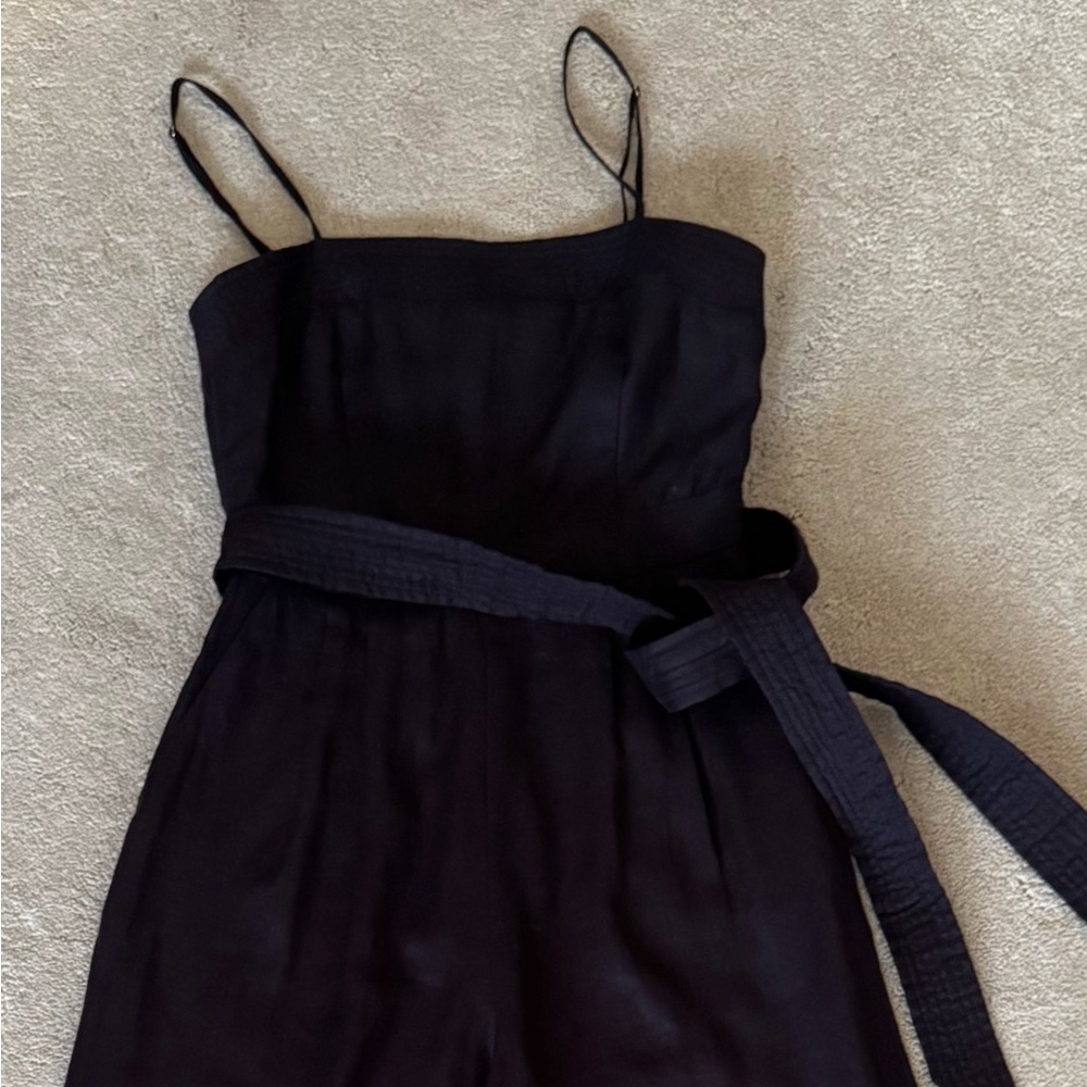 J.Crew Linen Wide Leg Jumpsuit - Picture 2 of 6